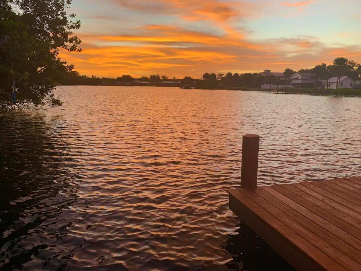Blue Heron House, Private 4 Bedroom Waterfront W Heated Pool And Fire Pit Ruskin Esterno foto